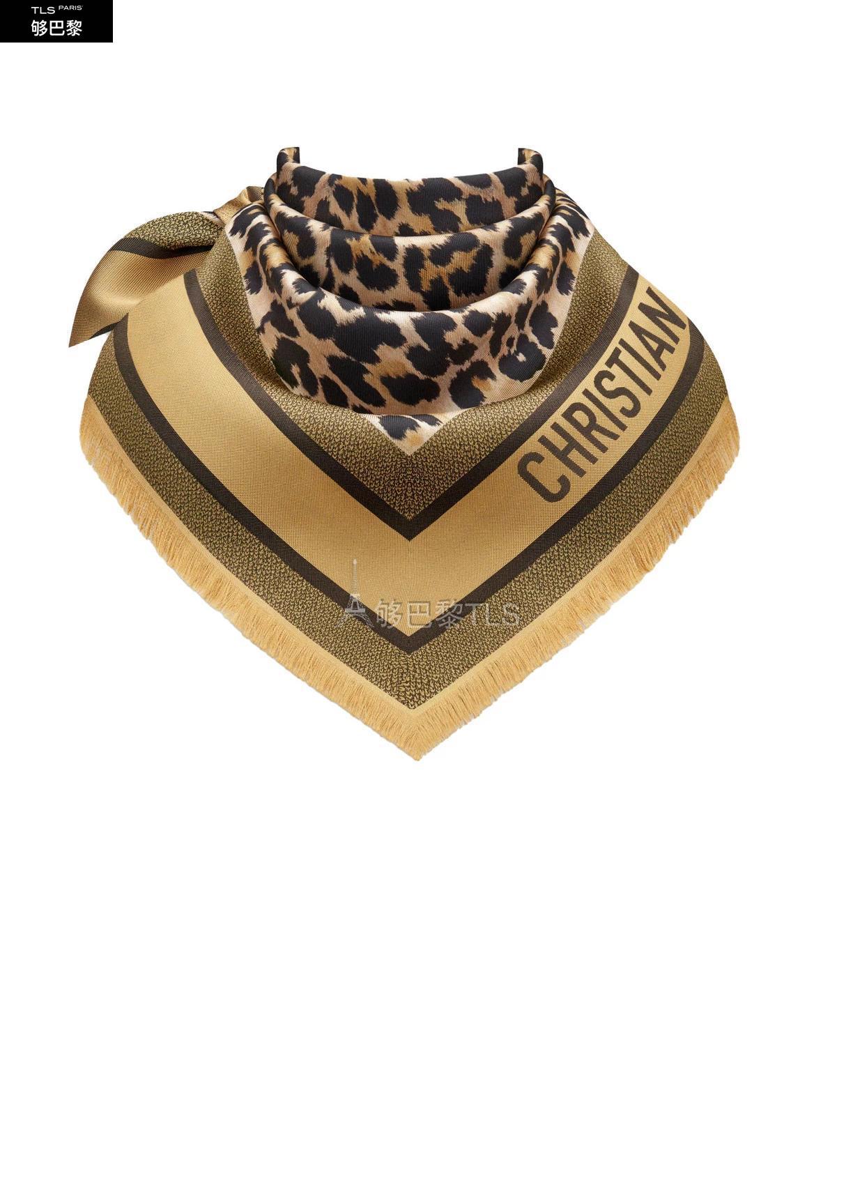 【包邮包税】 dior迪奥 21年春夏 女士 围巾 方巾 dio3xma6beizzzzz00