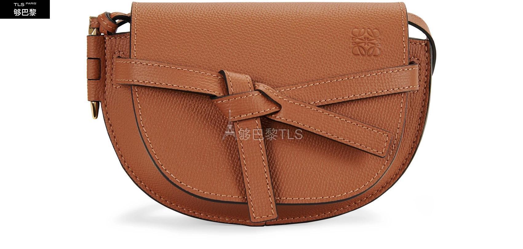 【包邮包税】 loewe罗意威 21年春夏 女士 手提包 mini gate 真皮迷你