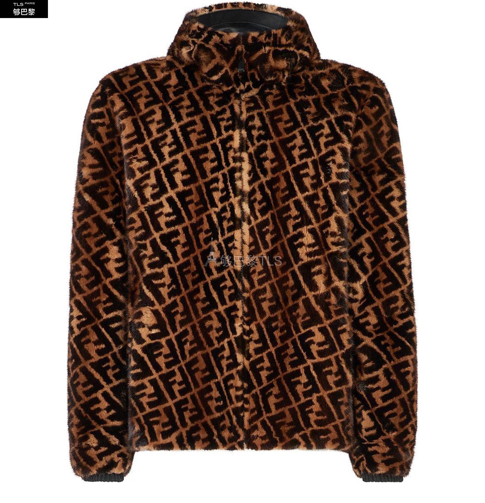 【包邮包税】 fendi芬迪 21年春夏 男士 夹克 紧身夹克 fenq4n29brw