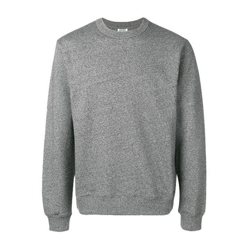 kenzo/高田贤三 男士橙/灰色纯棉套头运动衫卫衣f665sw1324md