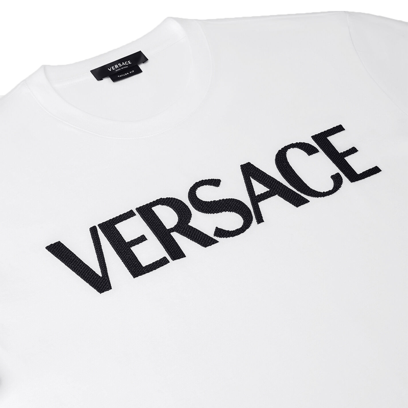 versace/範思哲 經典款式logo字母棉質男士短袖t恤 1001284 1a00918