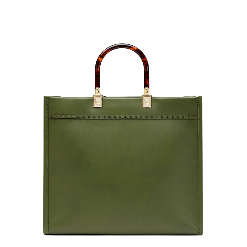 【包税】fendi/芬迪 2021秋冬新款 女士中号深绿色小