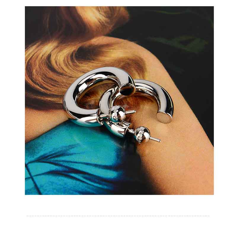 burberry/博柏利 耳环银白色8006650-abc