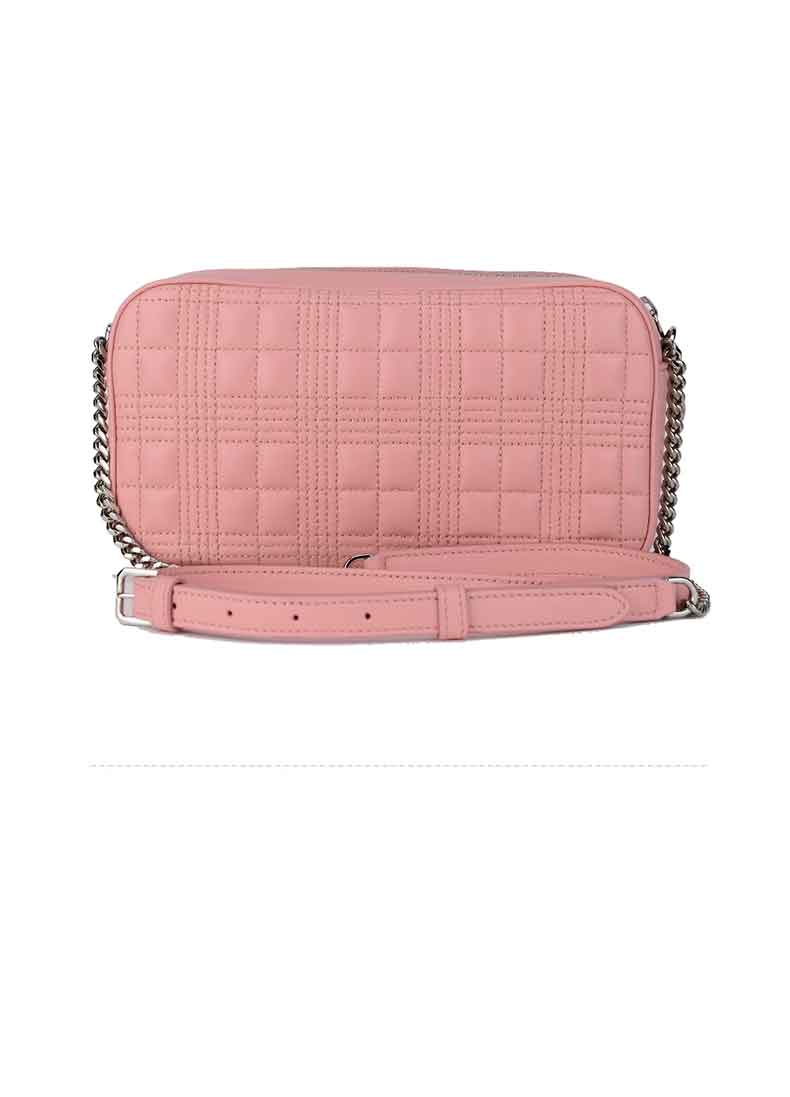 burberry/博柏利 lola – 小号专属标识粉色单肩包8029348-abc