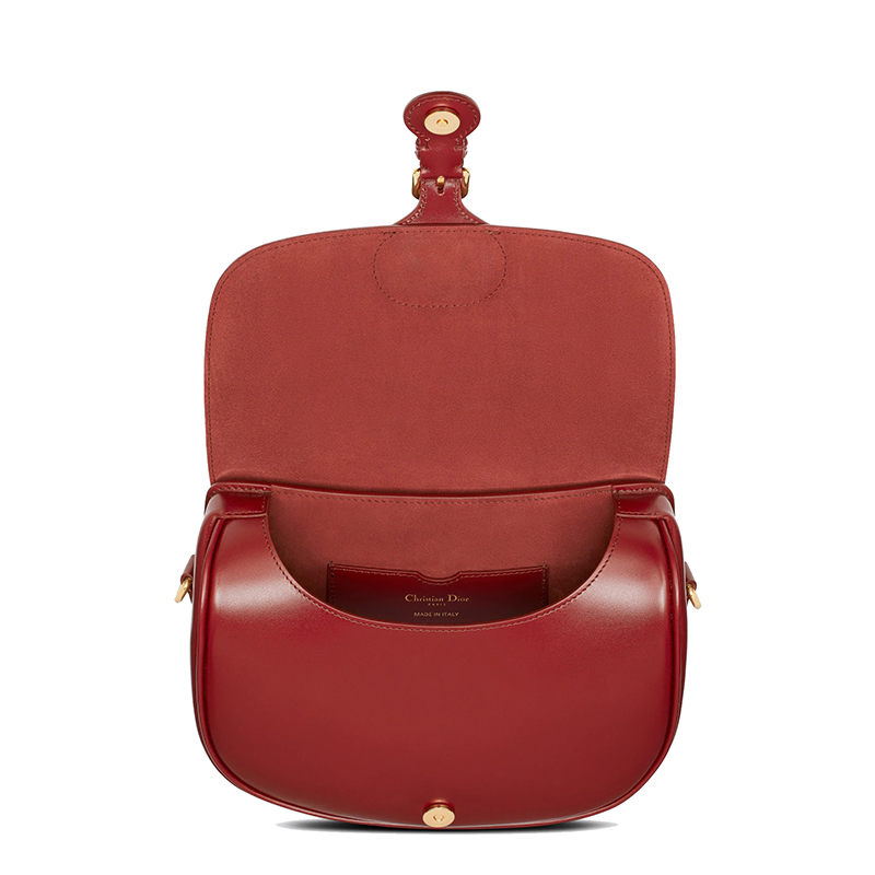 【包税】dior/迪奥 2021秋冬新款 bobby系列 女士中号砖红色小牛皮cd
