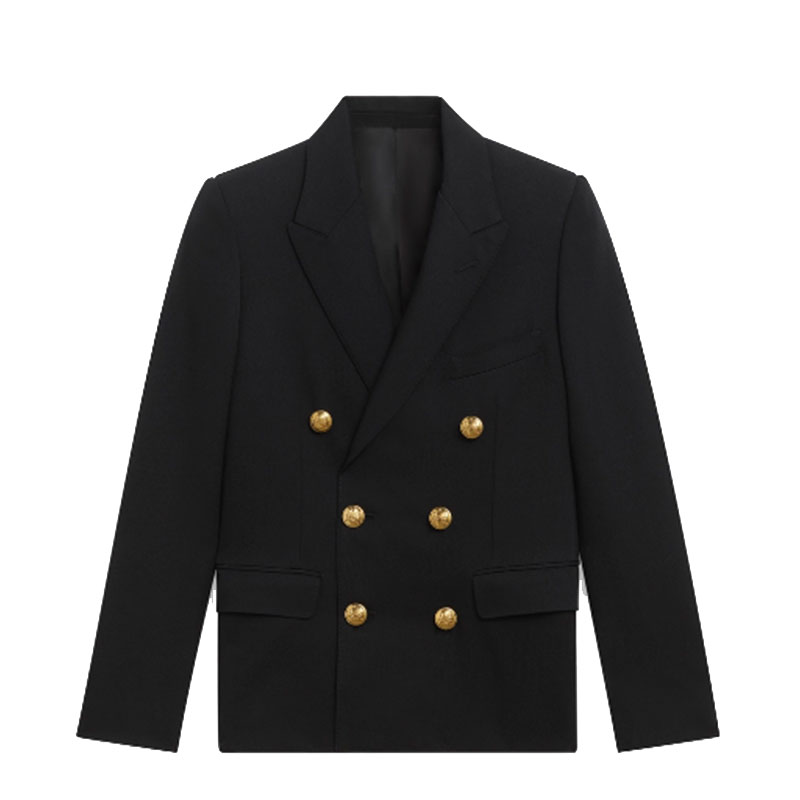 【包税】celine/赛琳 21年春夏 女装 女士 黑色羊毛时尚西服 2v68709