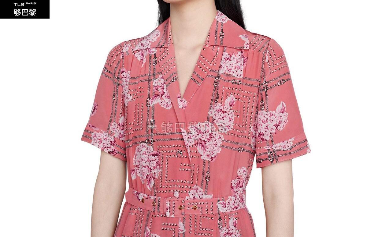 【包邮包税】 gucci古驰 21年春夏 女士 花卉印花真丝连衣裙 657935