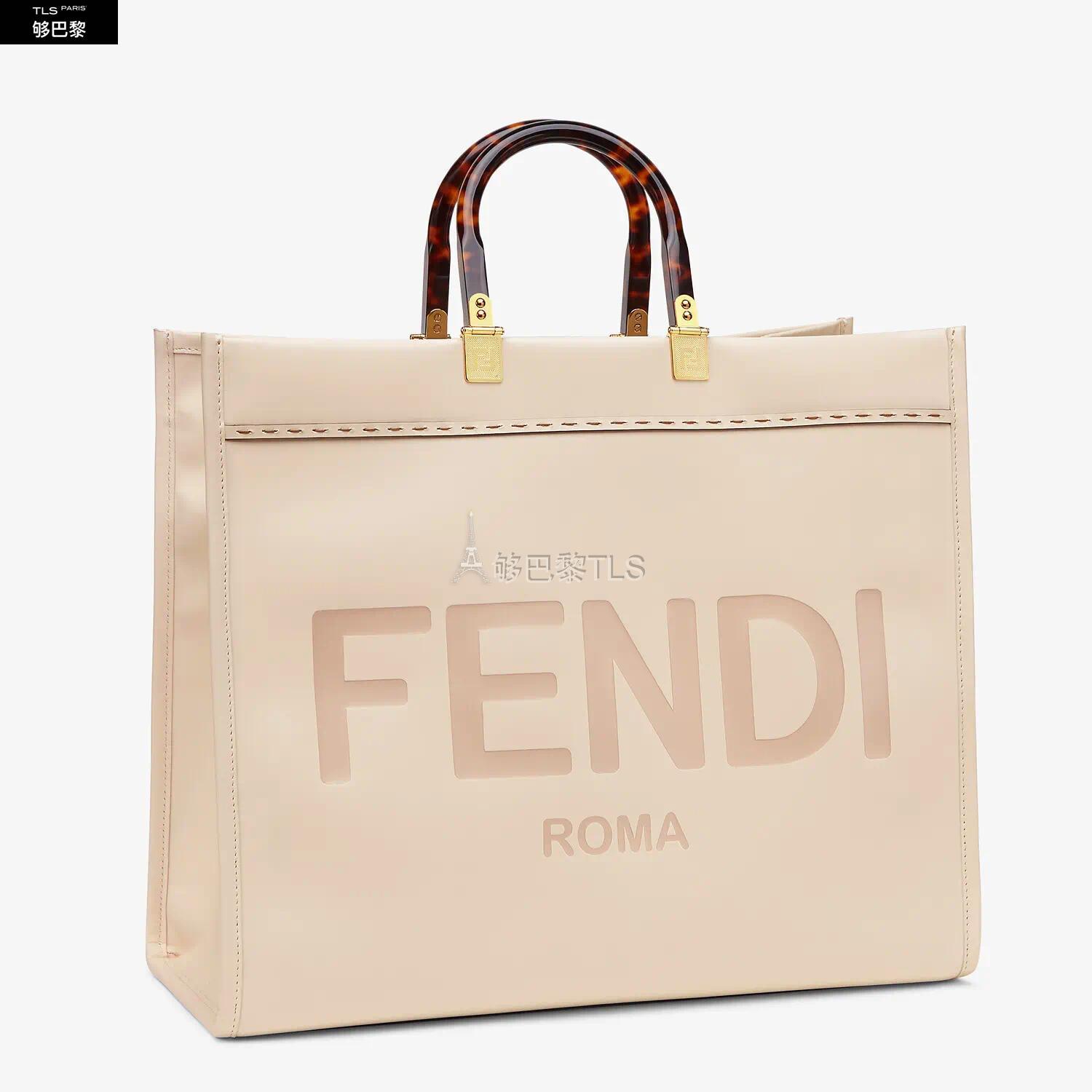 【包邮包税】 fendi芬迪 21年春夏 女士 手提包 fendi大号阳光购物