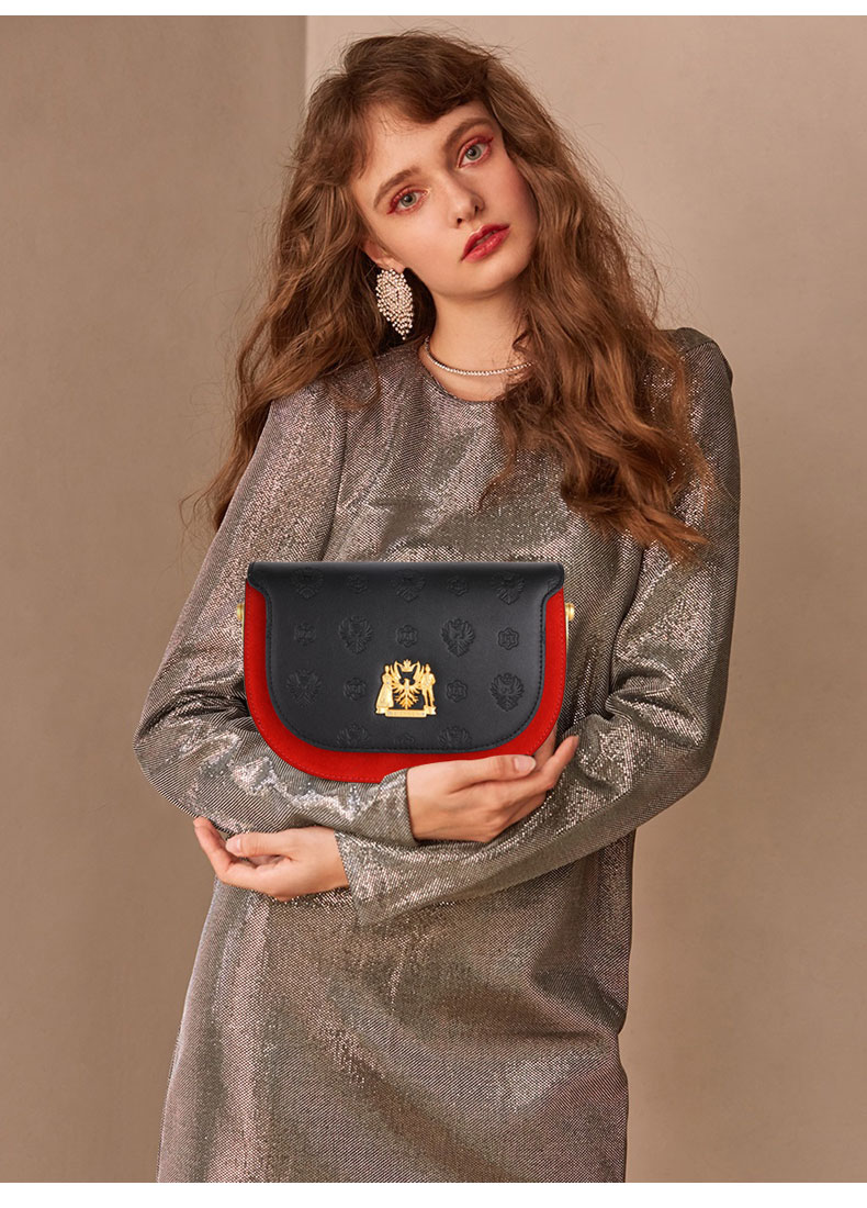 利马赫 【头层牛皮】2021 百搭大容量单肩包正品女斜挎包新品女包