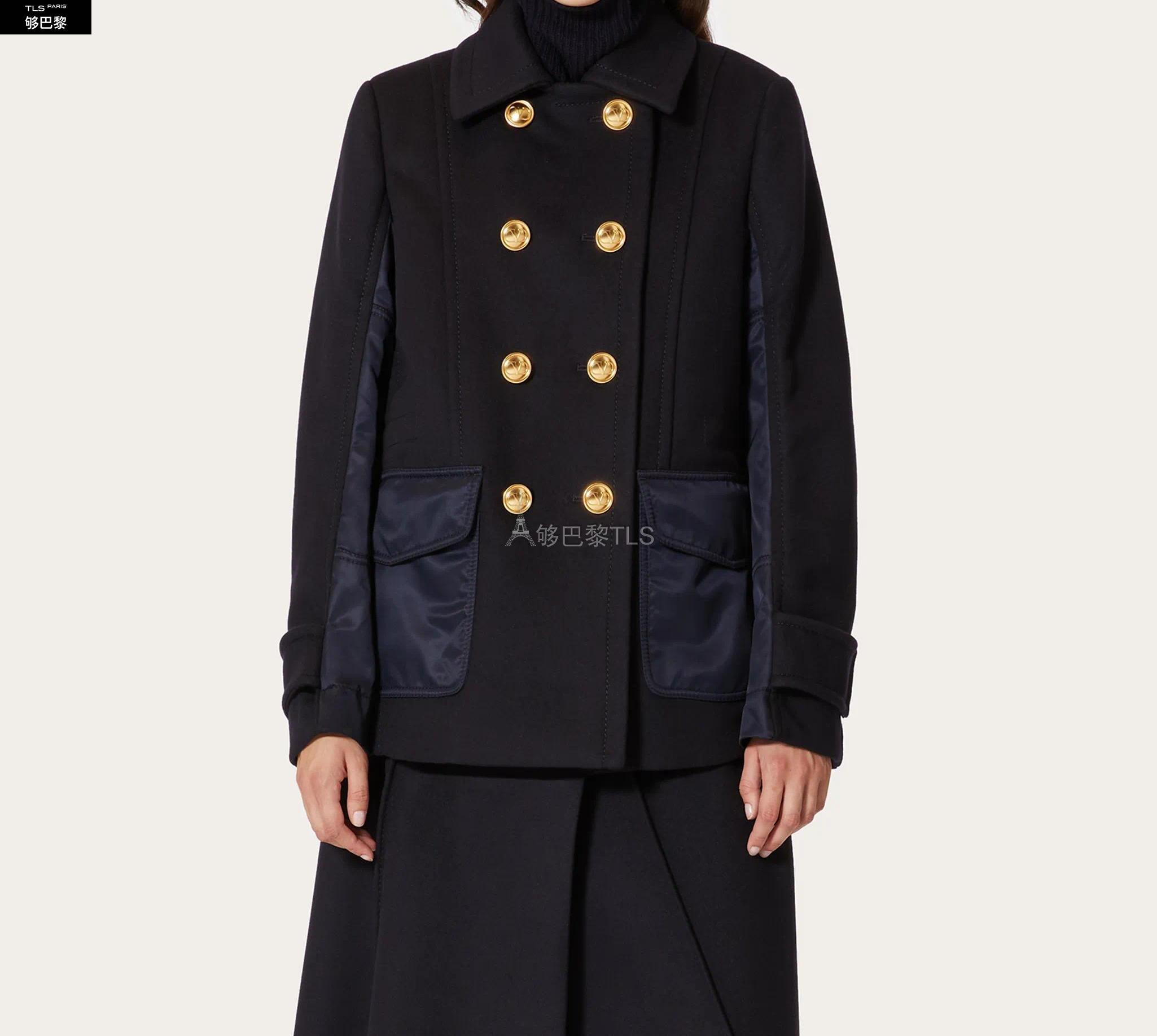 【包邮包税】 valentino华伦天奴 21年春夏 女士 夹克 caban en drap