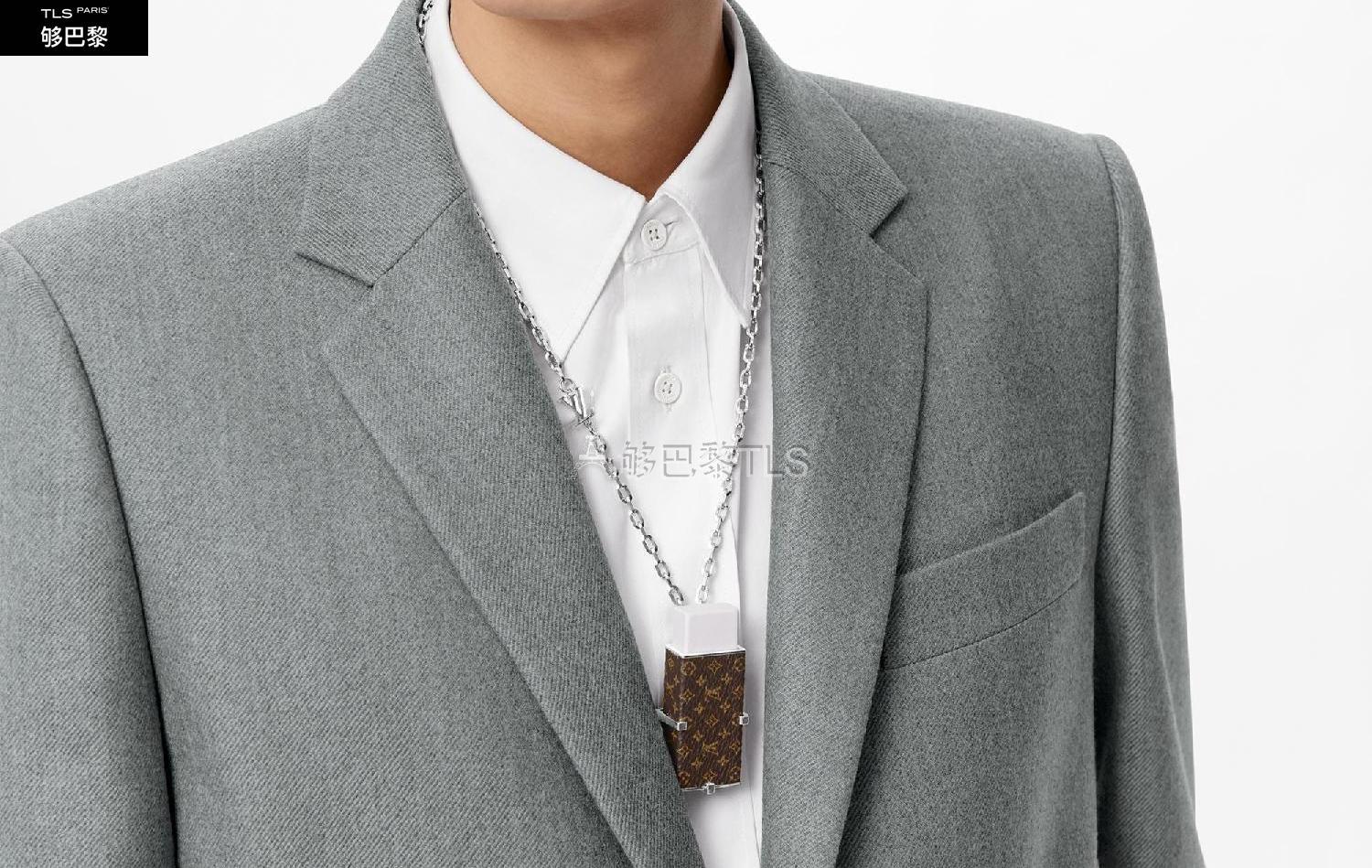 【包邮包税】 lv路易威登 21年秋冬 男士 项链 lv eraser 项链 mp3152