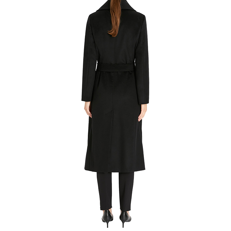 【包税】maxmara/麦丝玛拉 经典款 loriana系列 女士黑色羊毛大衣