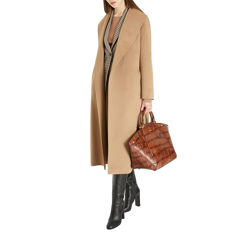 【包税】maxmara/麦丝玛拉 经典款 loriana系列 女士驼色羊毛大衣