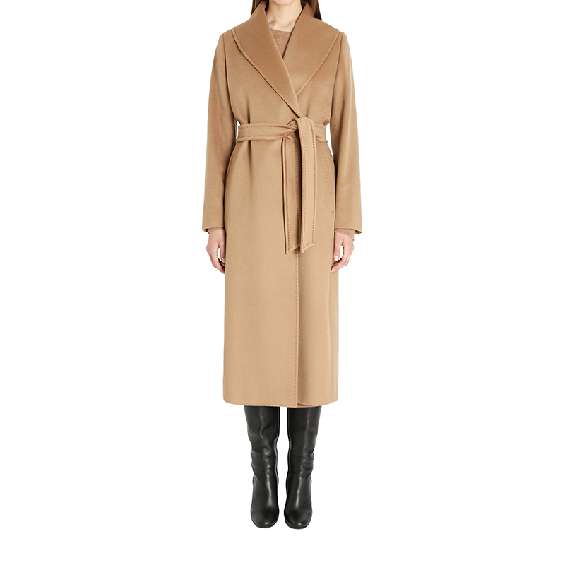 【包税】maxmara/麦丝玛拉 经典款 loriana系列 女士驼色羊毛大衣