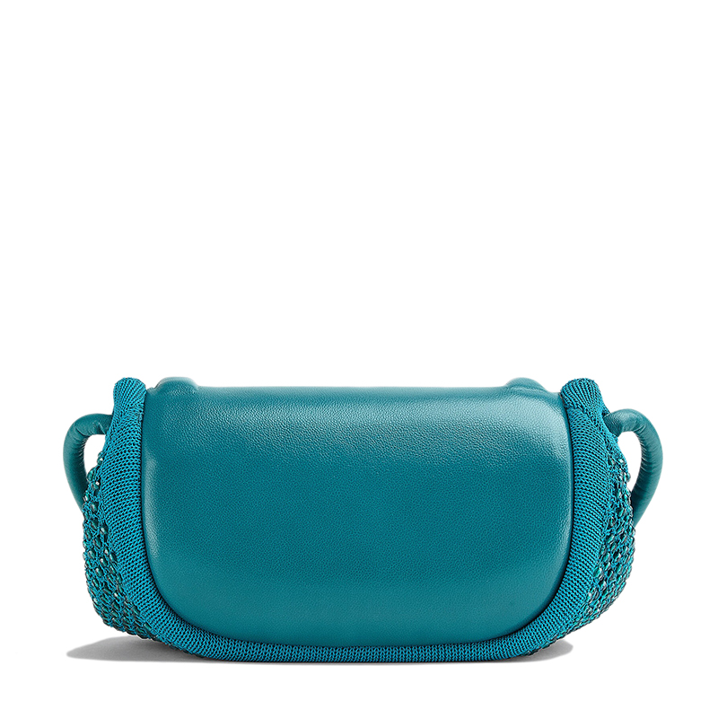 【包税】bottega veneta/葆蝶家 21新款beak系列 女士野鸭绿色织物小