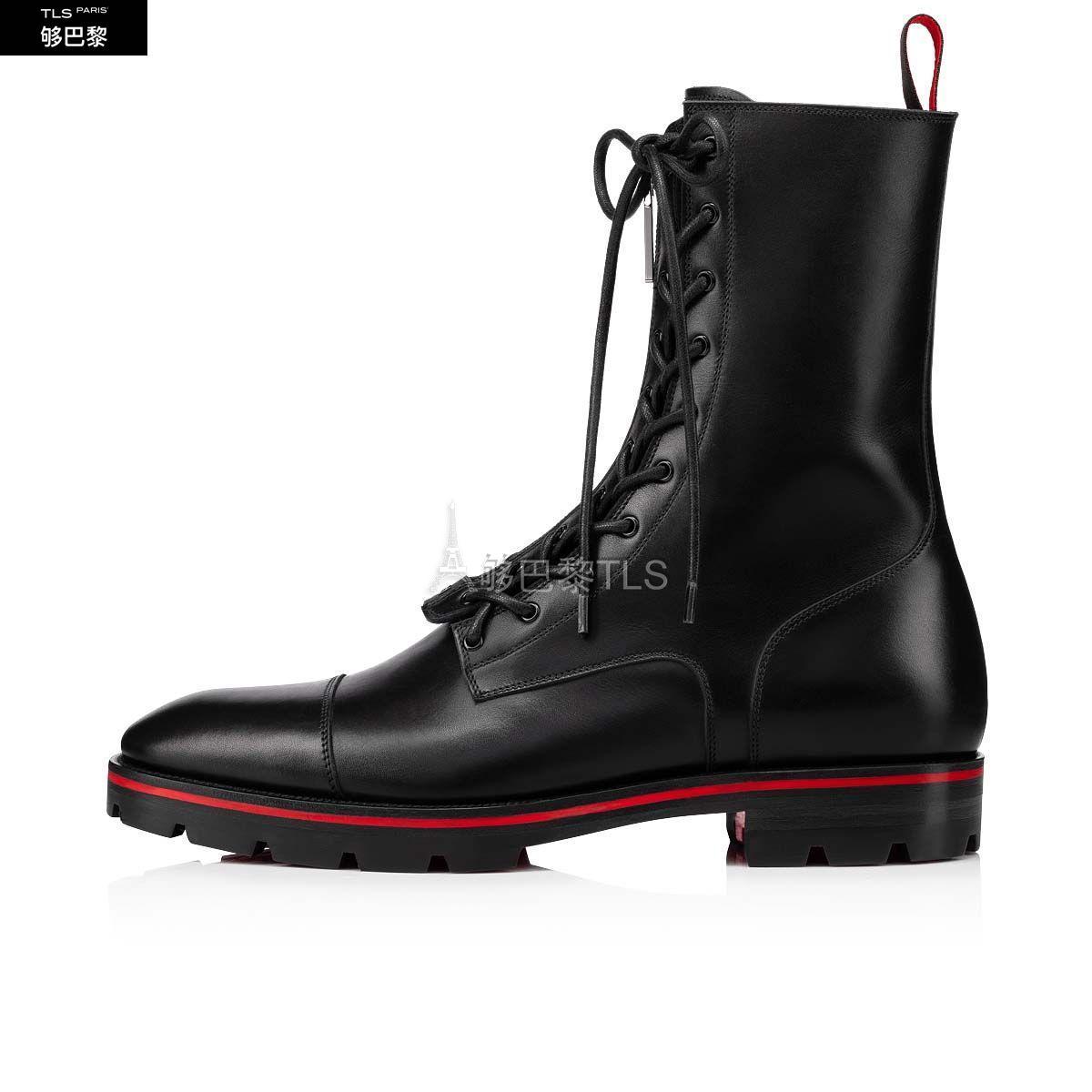 【包邮包税】 cl红底鞋 21年秋冬 男士 短靴 troopi 3211084bk01 预定
