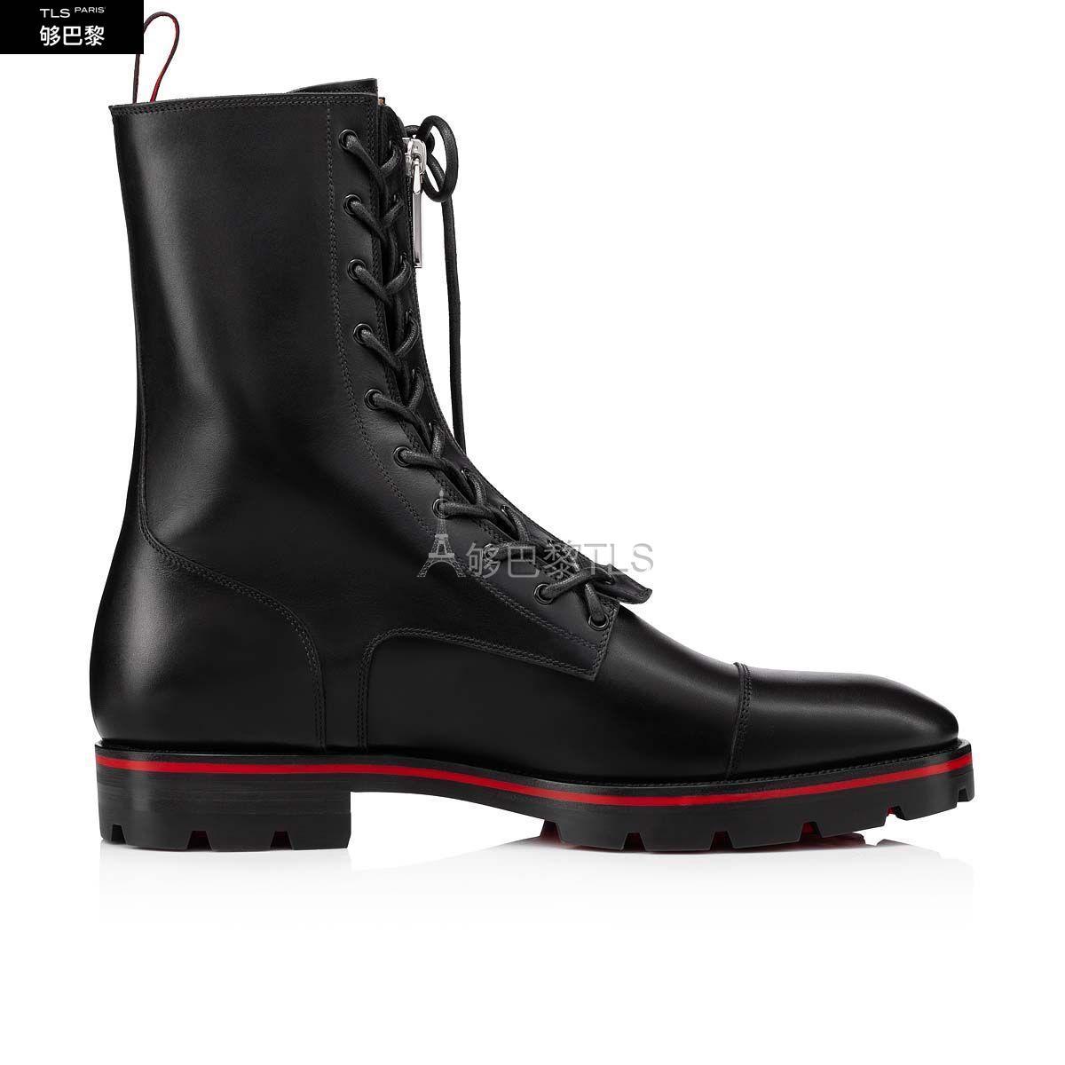 【包邮包税】 cl红底鞋 21年秋冬 男士 短靴 troopi 3211084bk01 预定