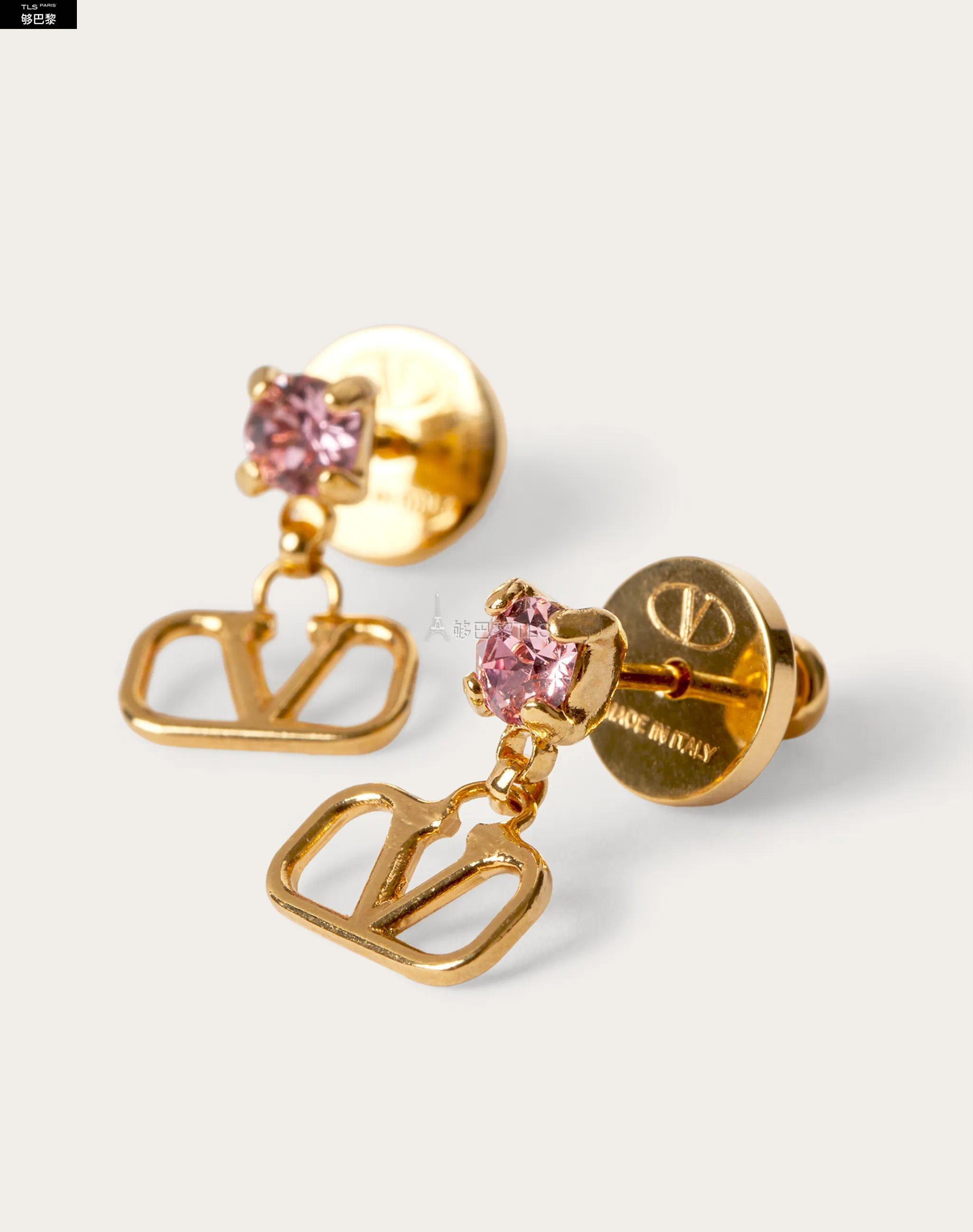valentino华伦天奴 21年秋冬 女士 耳环 boucles doreilles vlogo