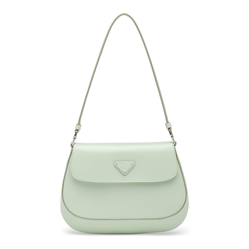 【包税】prada/普拉达 21秋冬新款 cleo 亮面皮革翻盖式单肩包 1bd311