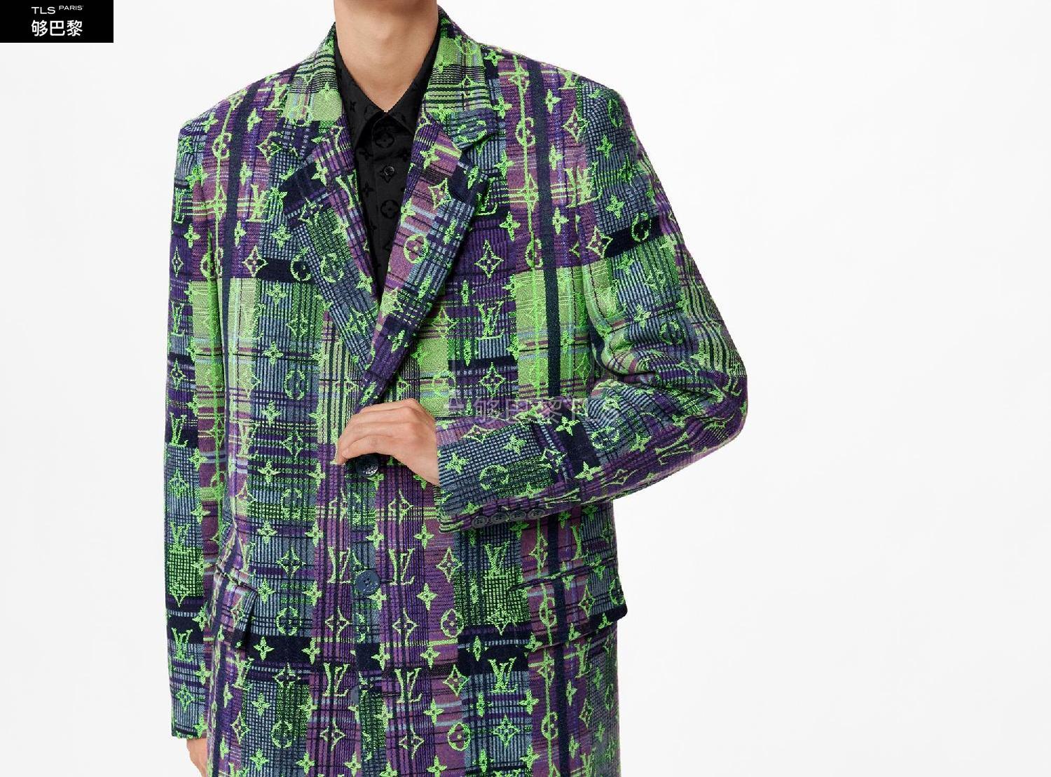 【包邮包税】 lv路易威登 21年秋冬 男士 大衣 manteau a carreaux