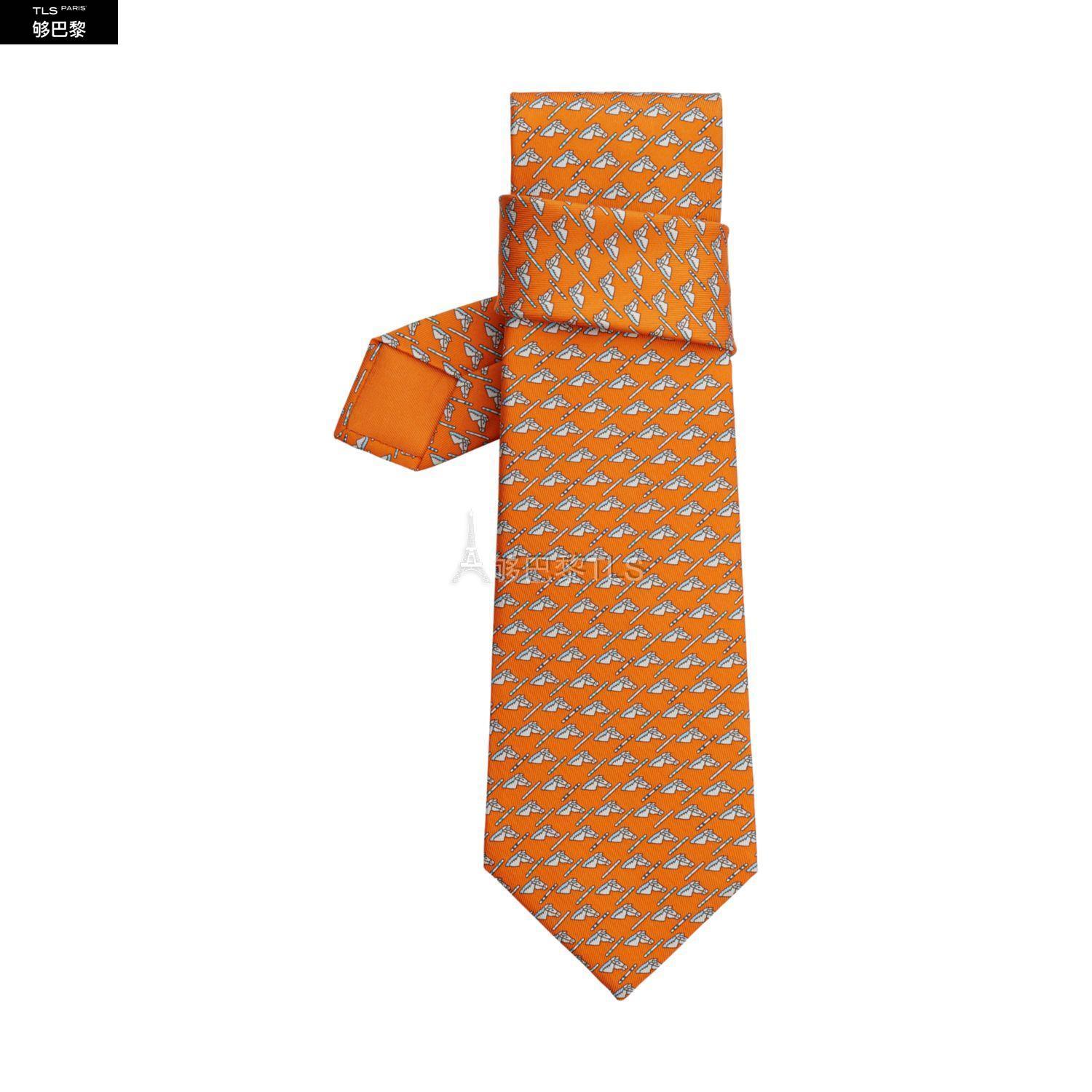 【包邮包税】 hermes爱马仕 21年秋冬 男士 领带 cravate colourful