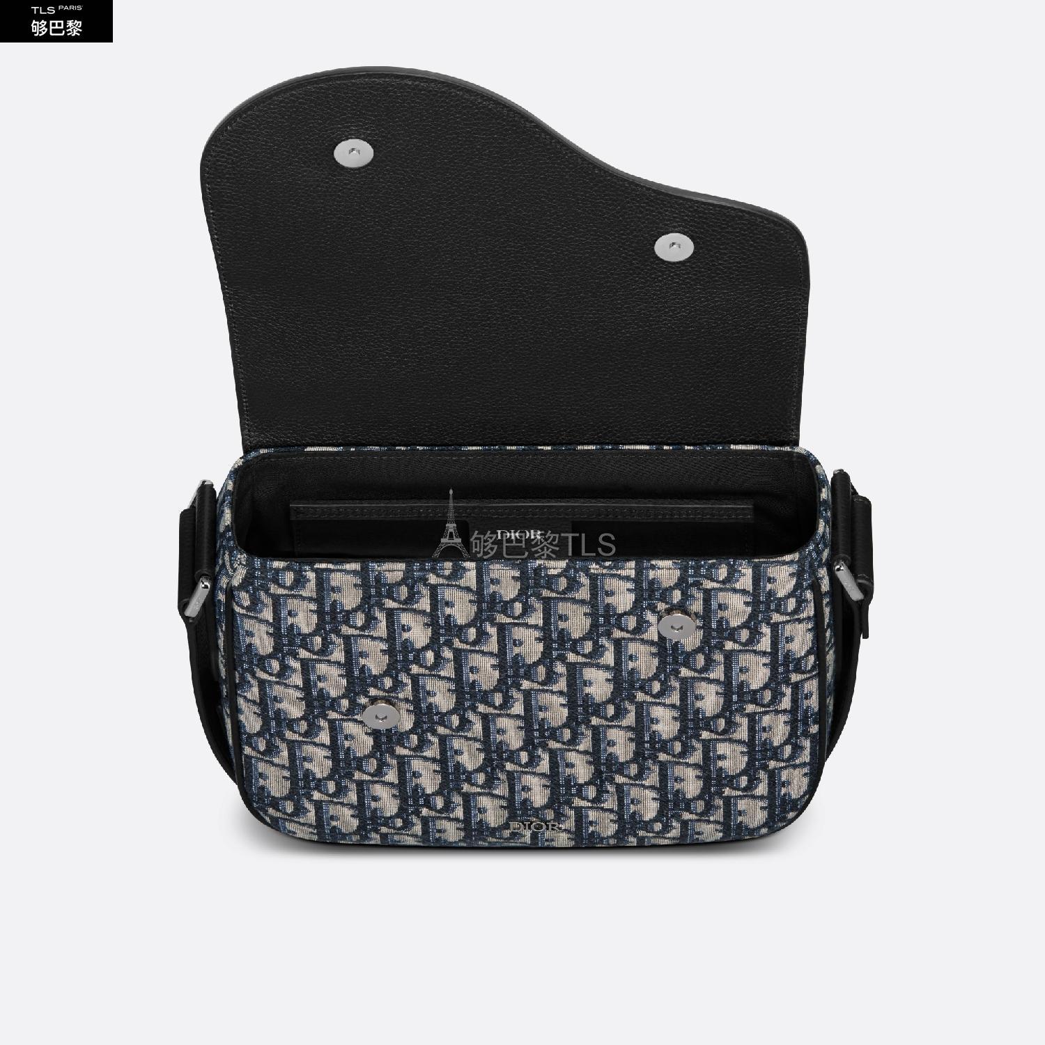 【包邮包税】 dior迪奥 21年秋冬 男士 单肩包 迷你马鞍信使包 1adme