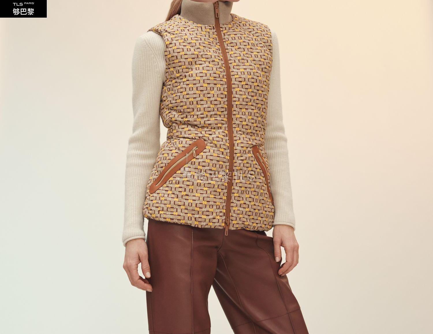 【包邮包税】 hermes爱马仕 21年秋冬 女士 夹克 gilet doudoune sans