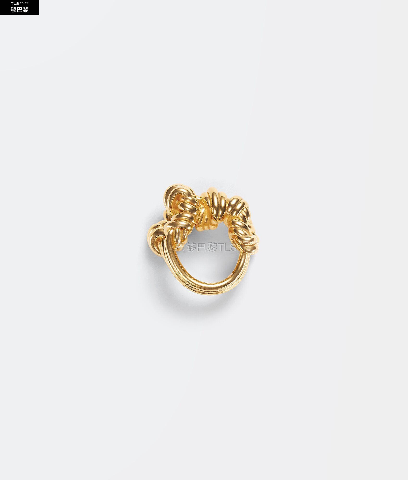 【包邮包税】 bv葆蝶家 21年秋冬 女士 戒指 kn*w*ot 666347vahu08120