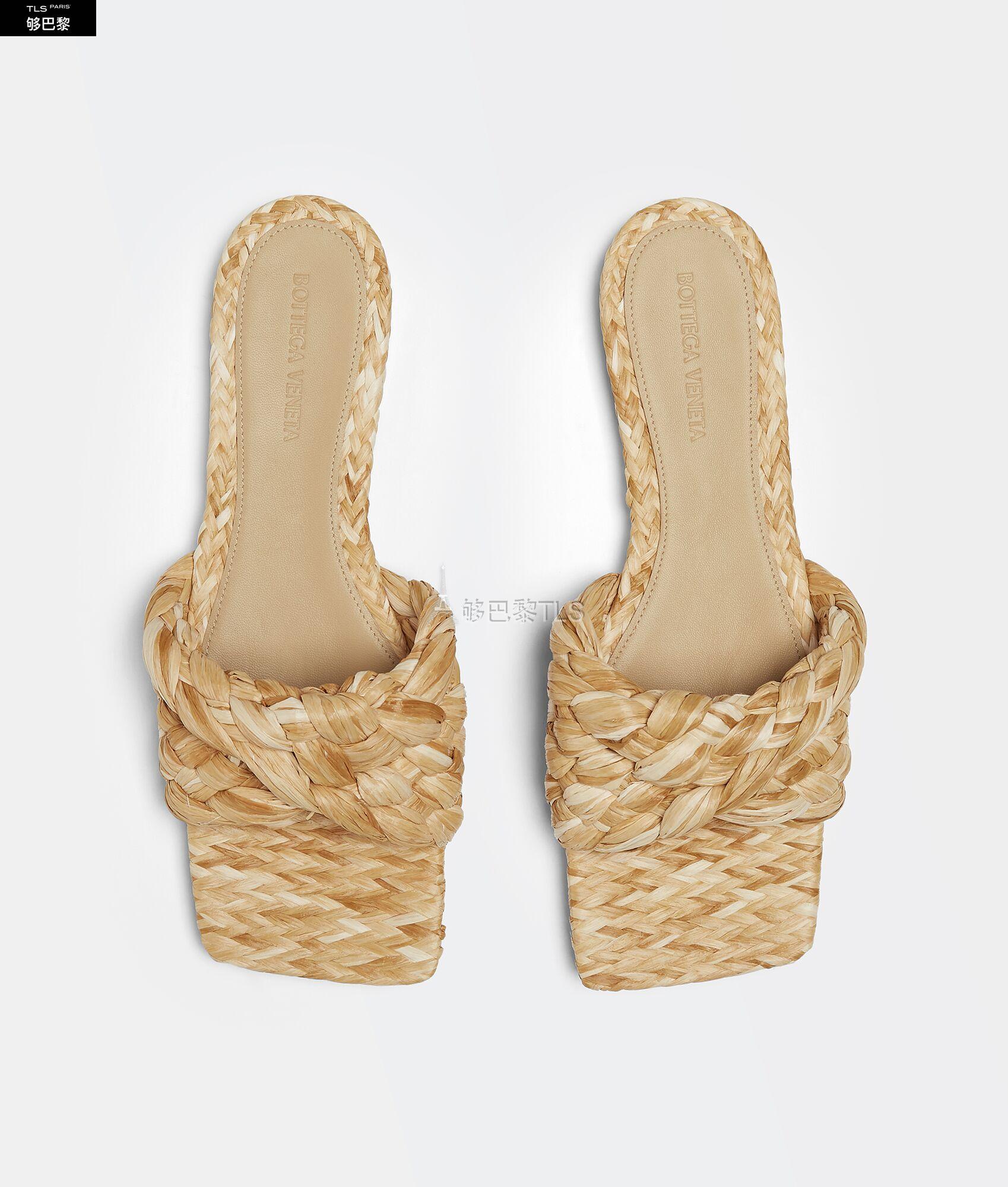 【包邮包税】 bv葆蝶家 21年秋冬 女士 平底凉鞋 sandales plates