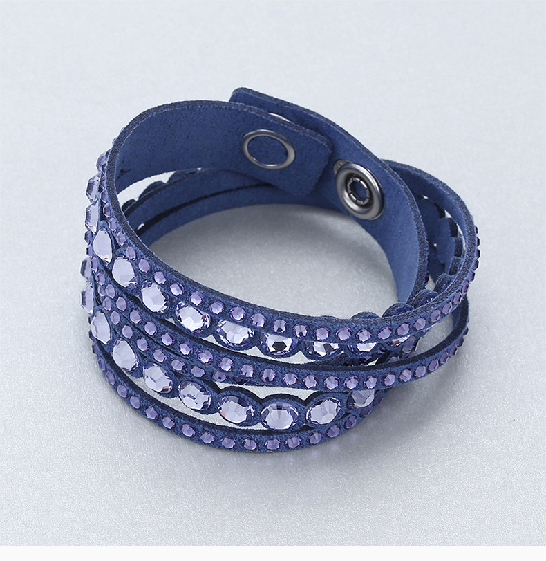 【包税】swarovski/施华洛世奇 女士 蓝色水晶时尚手环5201122