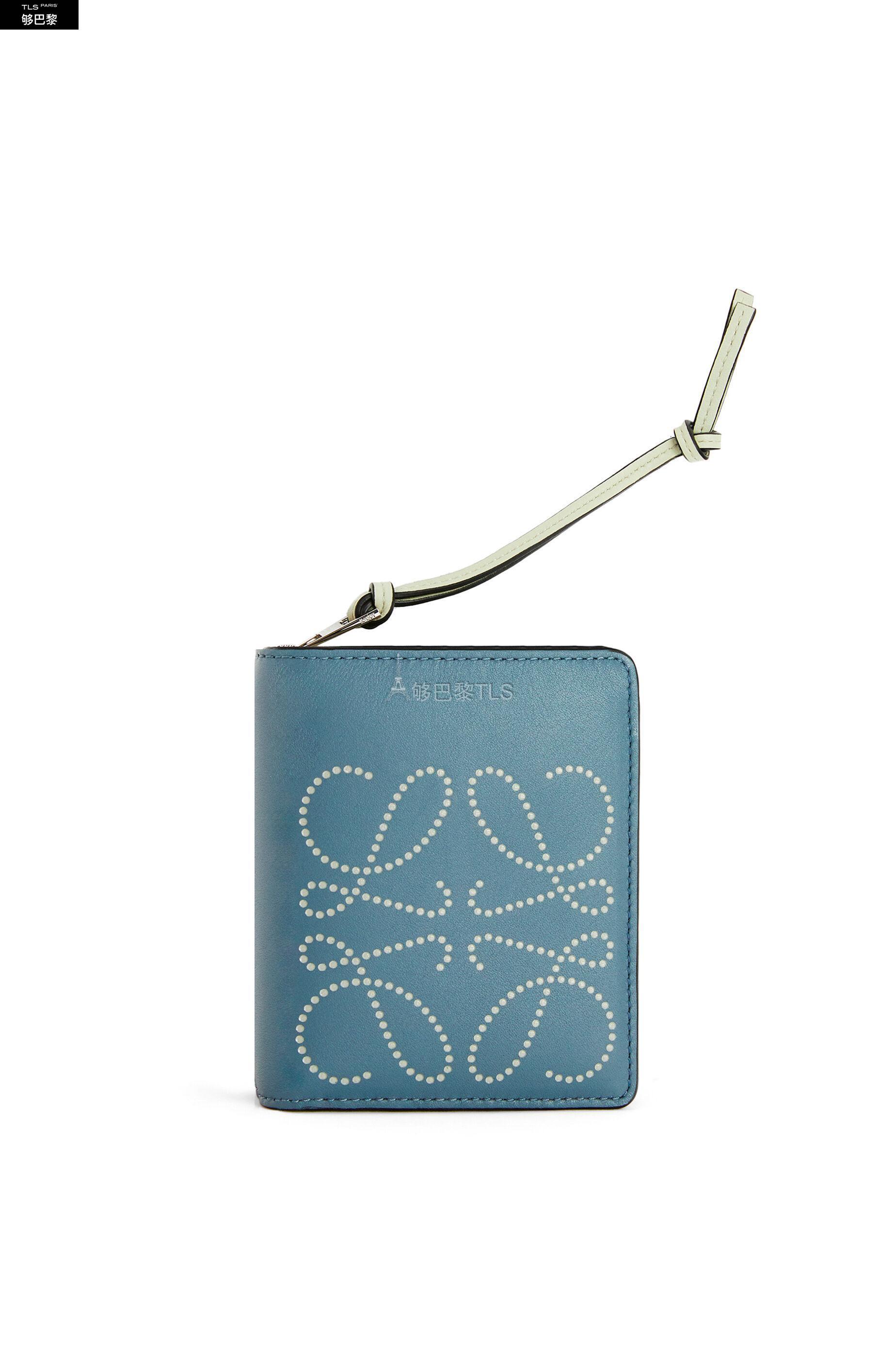 【包邮包税】 loewe罗意威 21年秋冬 女士 钱包 经典牛皮革紧凑拉链