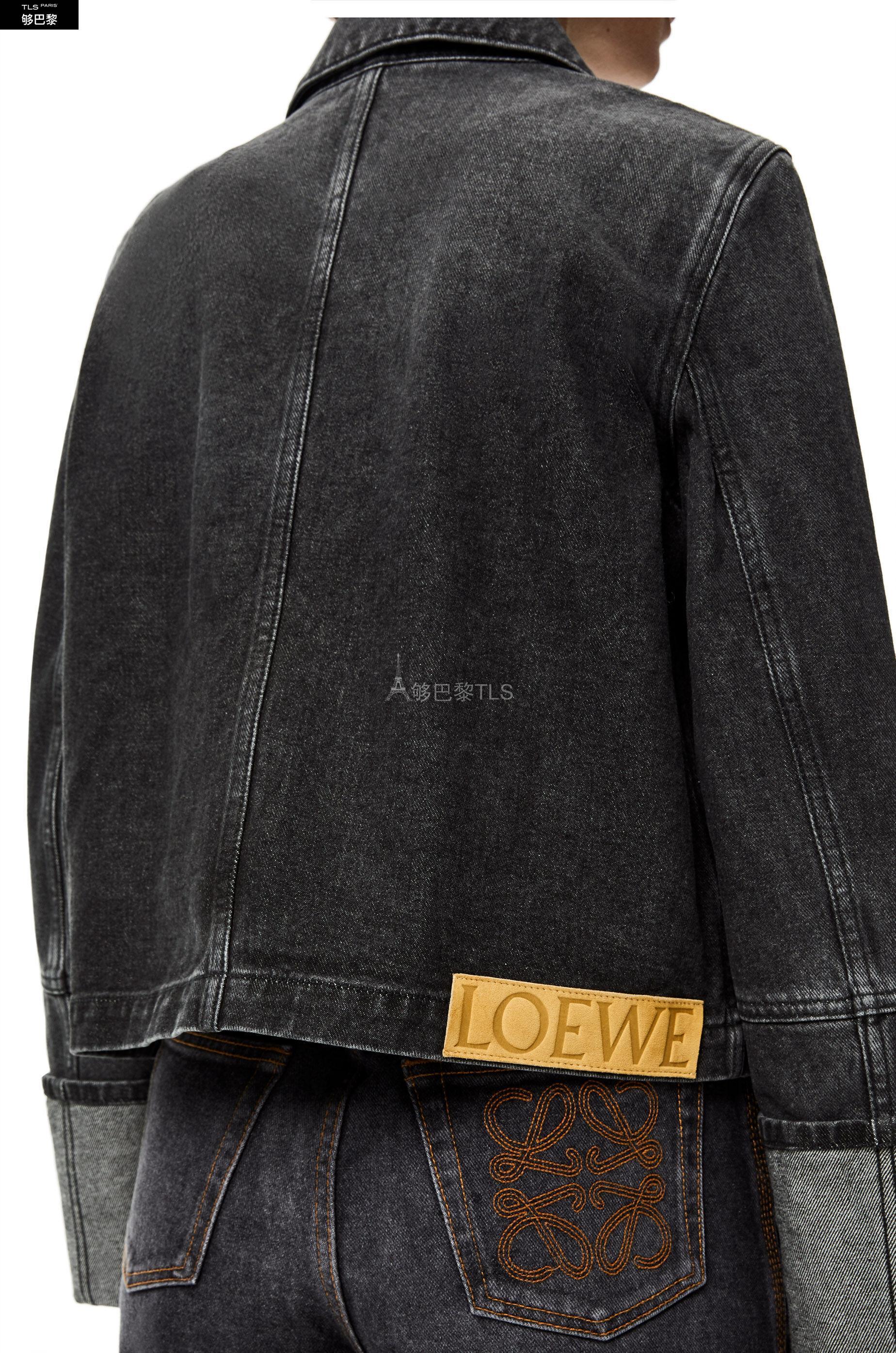 【包邮包税】 loewe罗意威 21年秋冬 女士 夹克 牛仔纽扣夹克 s359330