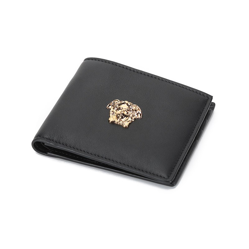 versace/范思哲 2021款 男士皮革短款钱包钱夹 dpu2463 dvt8me