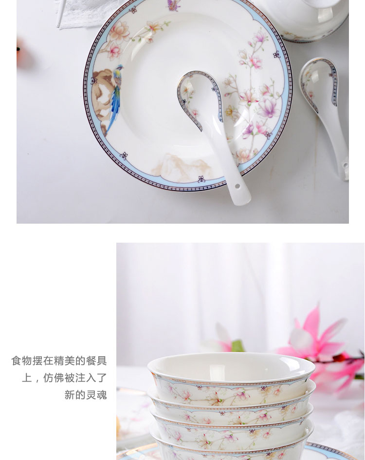 visione/康宁 revere鸟语花香餐具12件套