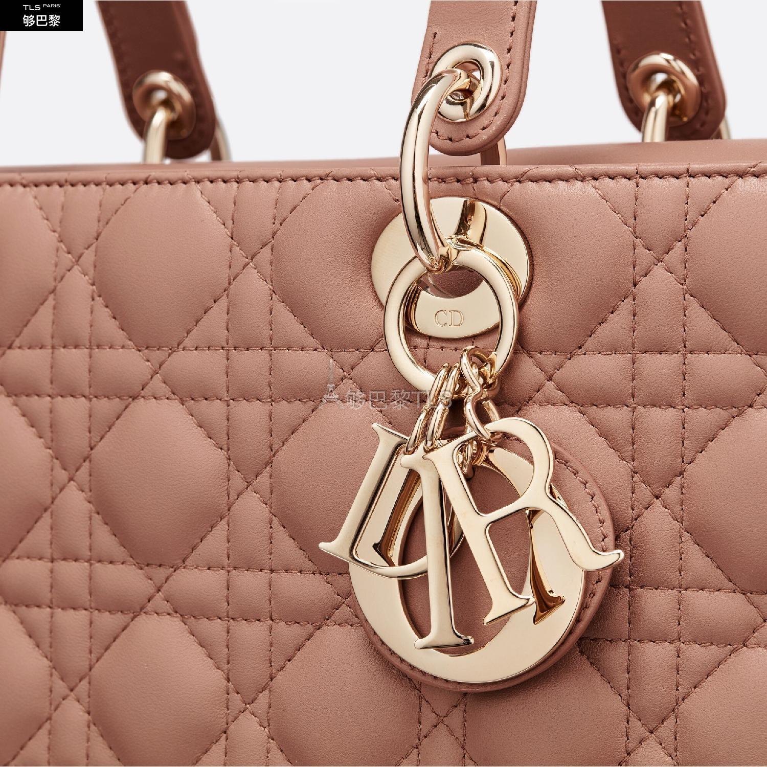 【包邮包税】 dior迪奥 22年春夏 女士 手提包 大号 lady dior 手袋 m