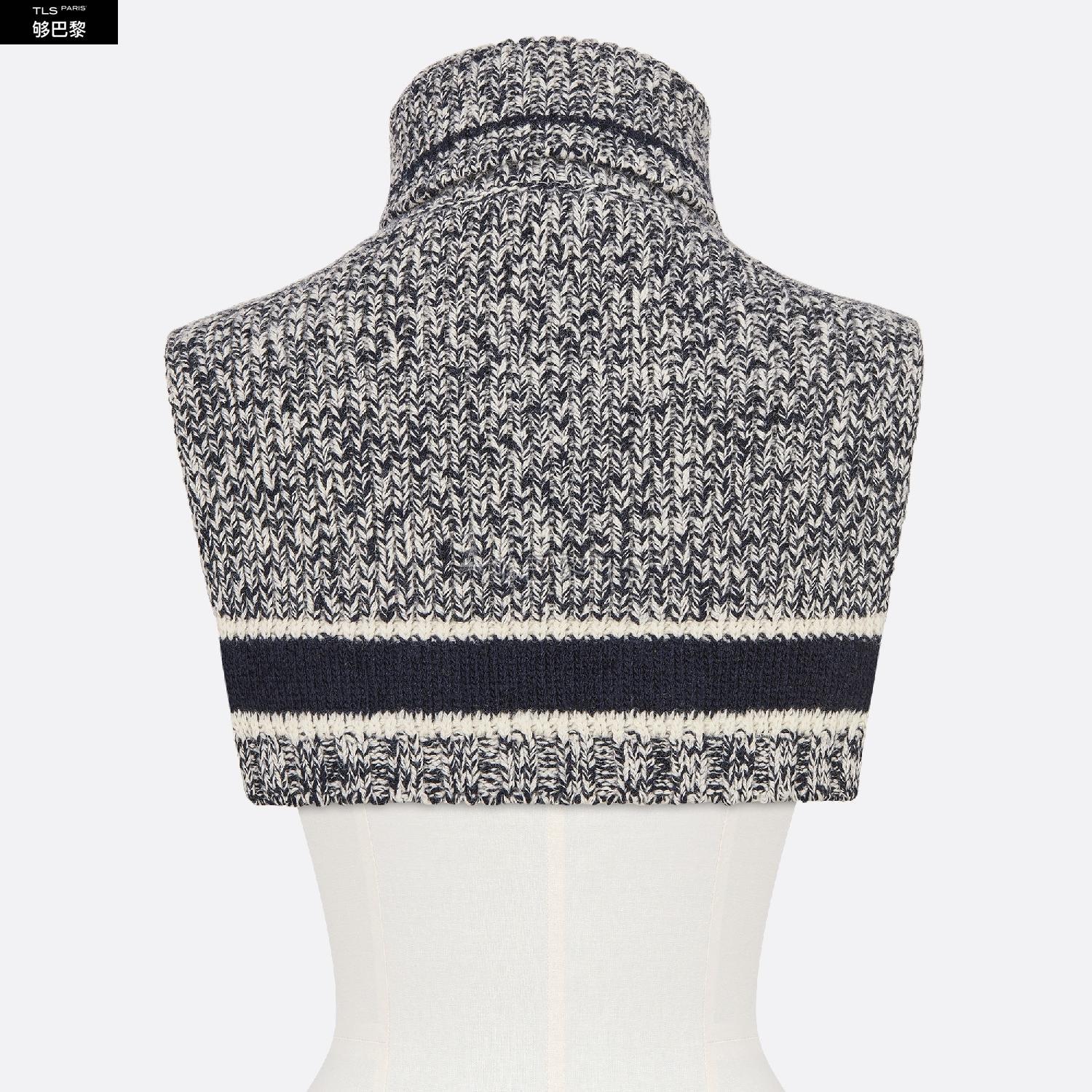 【包邮包税】 dior迪奥 21年秋冬 女士 围巾 d-white 套头式高领围脖