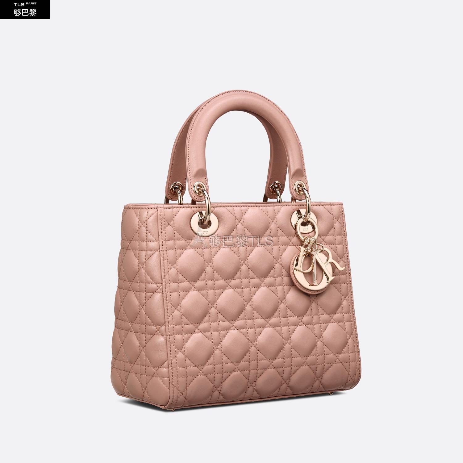 【包邮包税】 dior迪奥 21年秋冬 女士 手提包 中号 lady dior 手袋 m