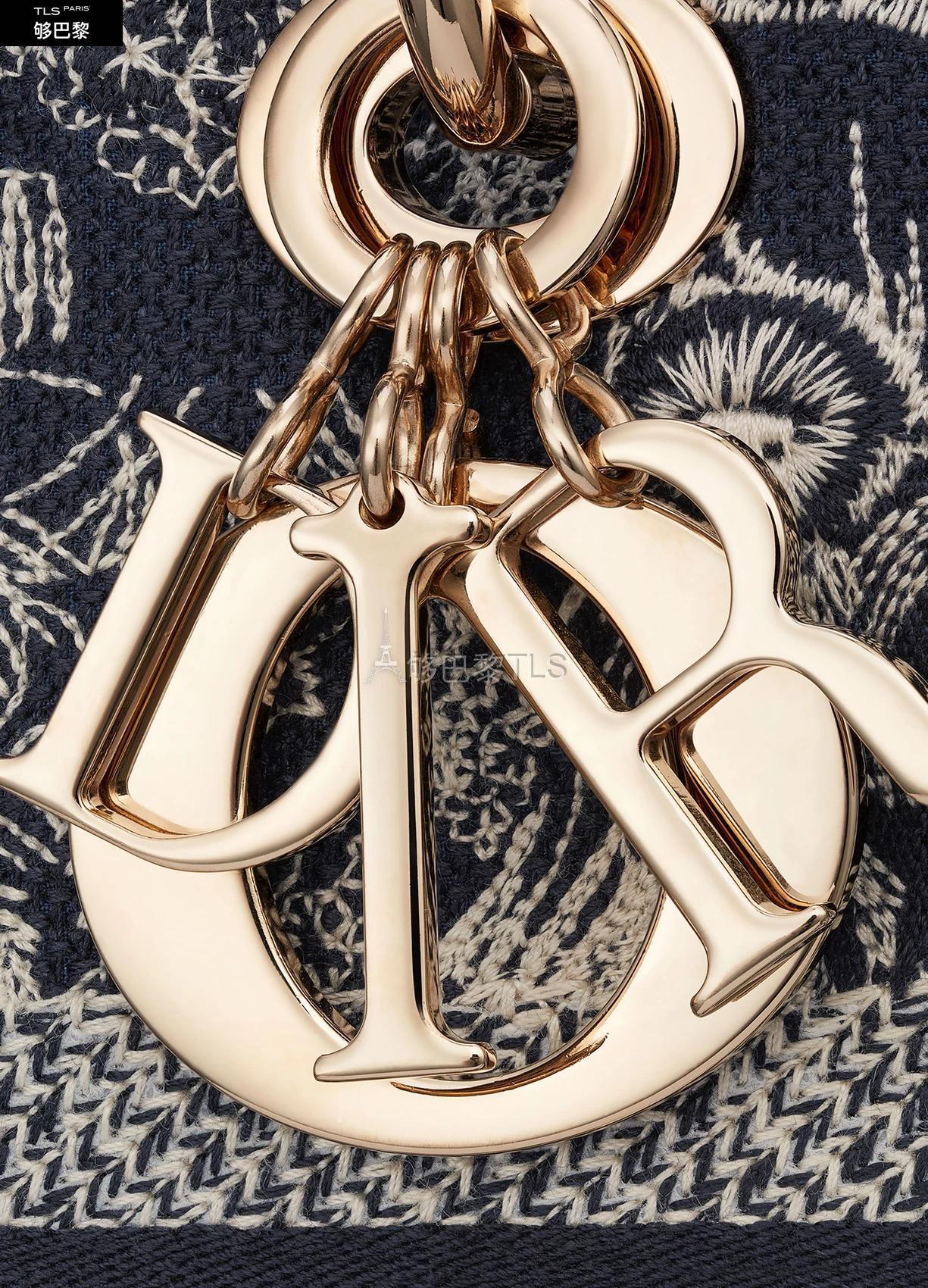 【包邮包税】 dior迪奥 21年秋冬 女士 手提包 中号 lady d-lite 手袋