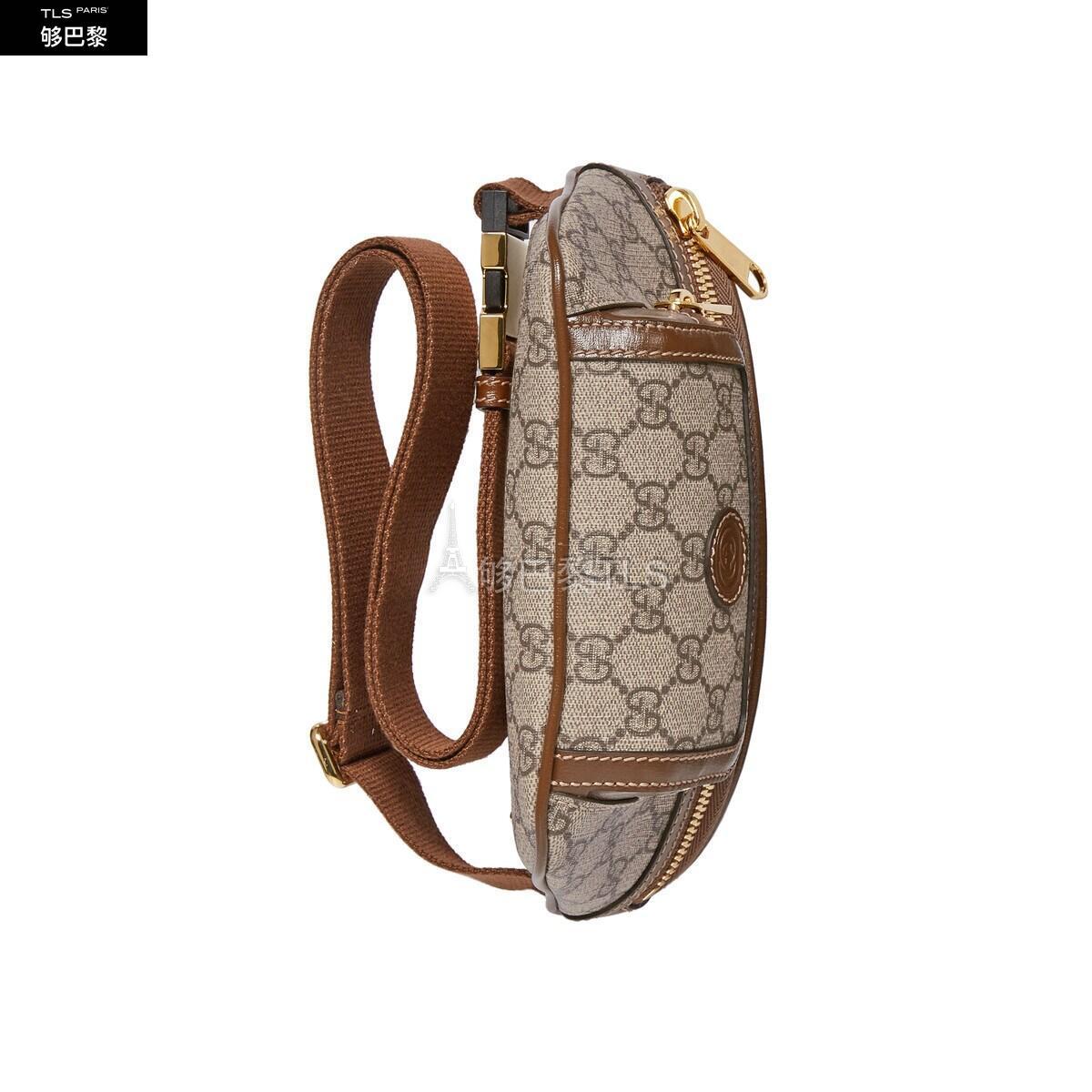 【包邮包税】 gucci古驰 21年秋冬 女士 gg retro系列腰包 682933 92