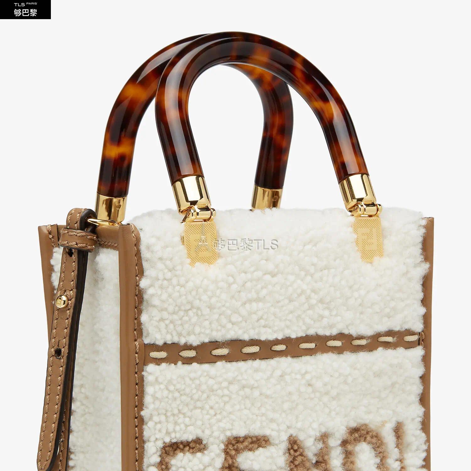 【包邮包税】 fendi芬迪 21年秋冬 女士 单肩包 fendi迷你阳光手提袋