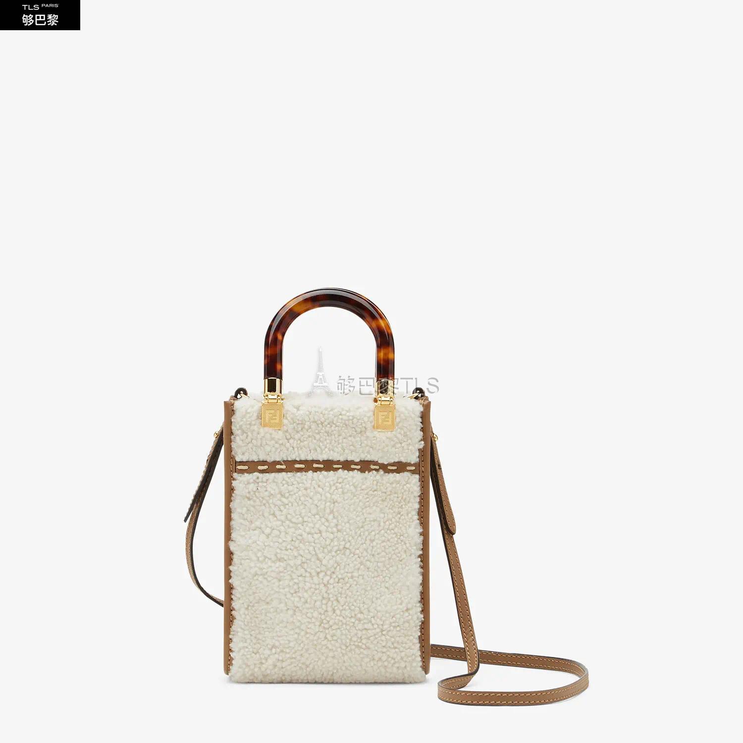 【包邮包税】 fendi芬迪 21年秋冬 女士 单肩包 fendi迷你阳光手提袋