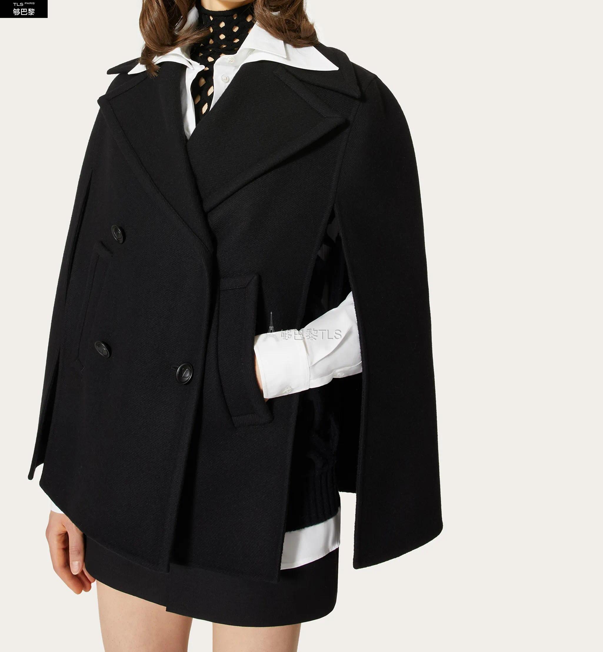 【包邮包税】 valentino华伦天奴 21年秋冬 女士 大衣 cape-caban en