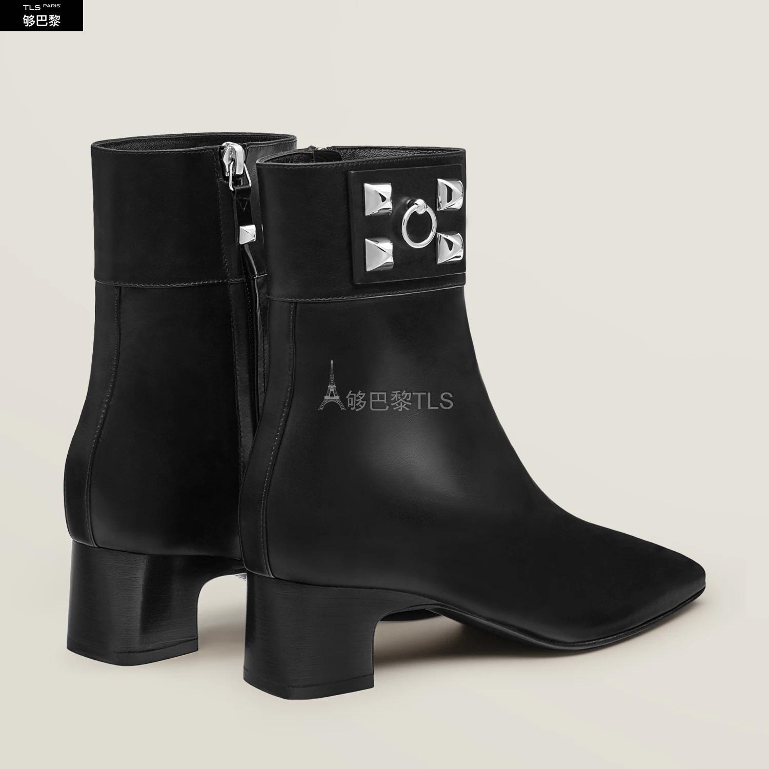 【包邮包税】 hermes爱马仕 21年秋冬 女士 短靴 bottines decouverte