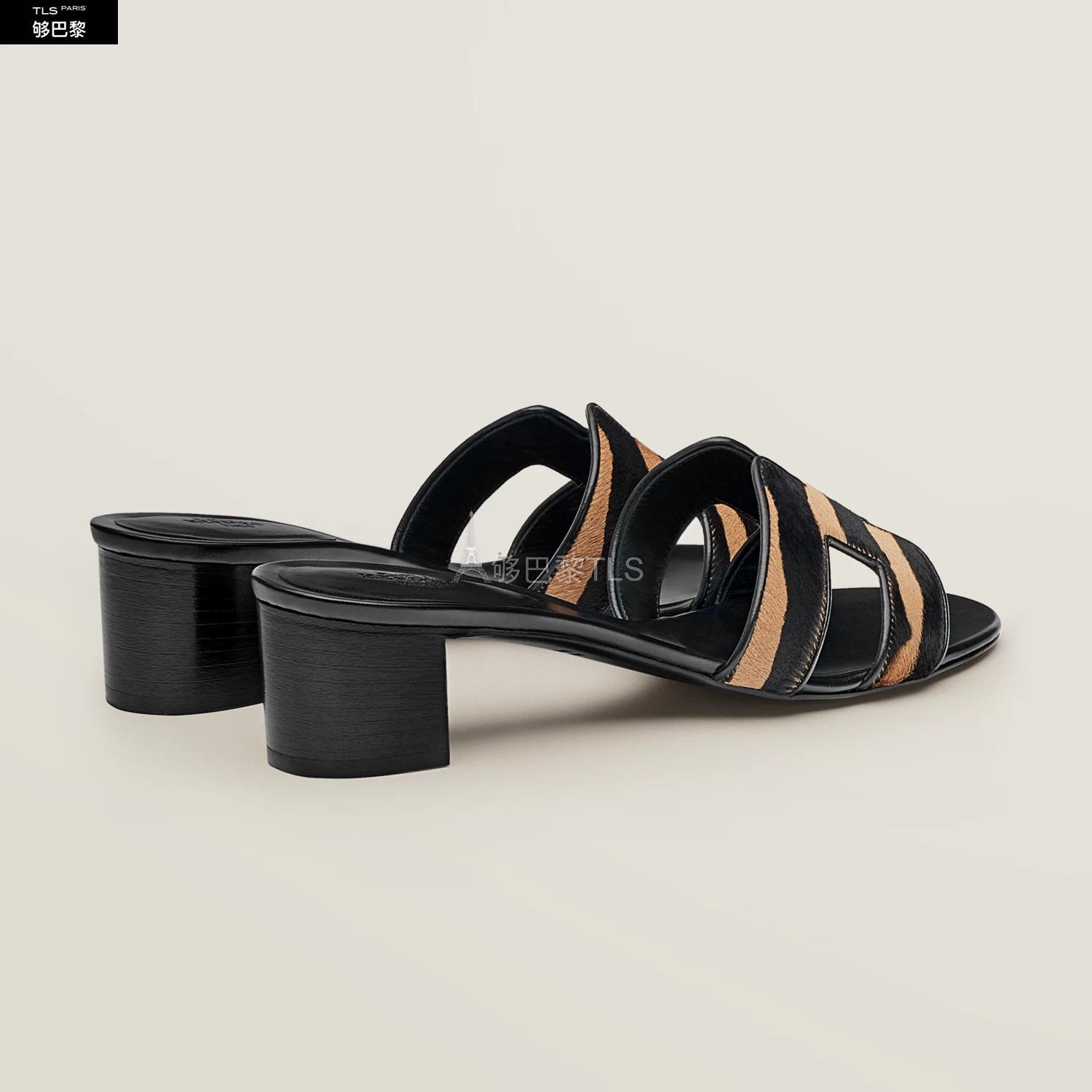 【包邮包税】 hermes爱马仕 21年秋冬 女士 高跟凉鞋 sandales oasis