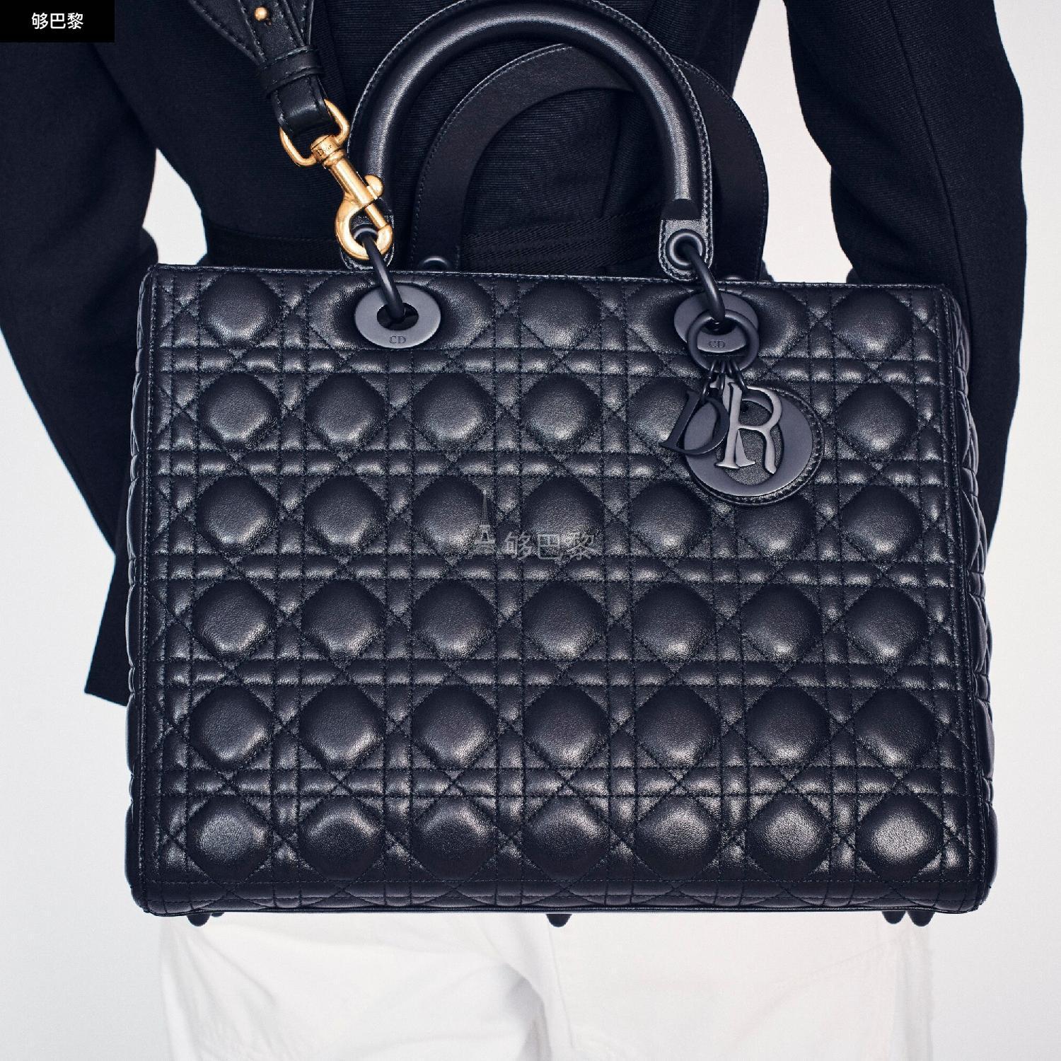 【包邮包税】 dior迪奥 21年秋冬 女士 手提包 大号 lady dior 手袋 m