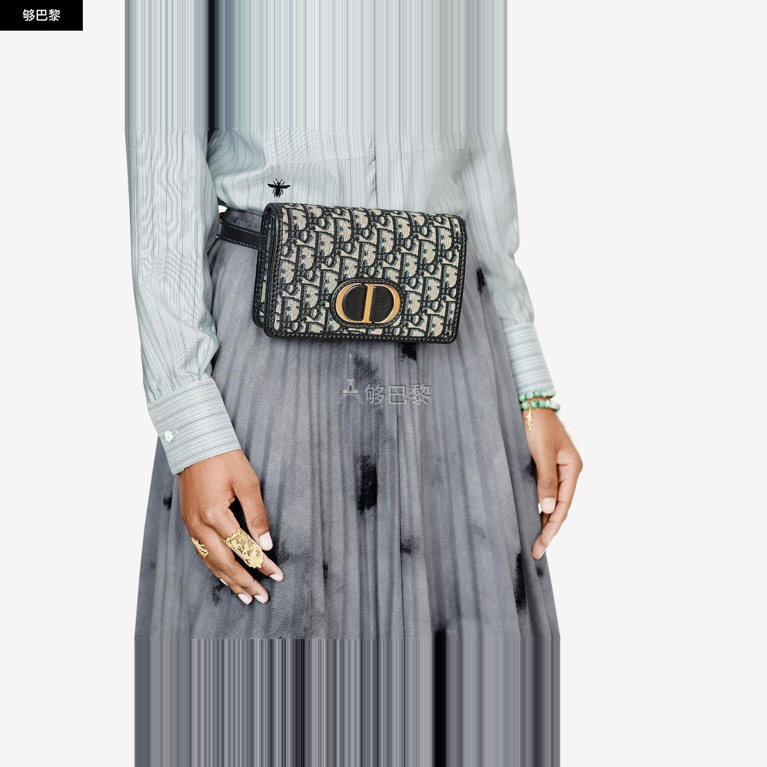 【包邮包税】 dior迪奥 21年秋冬 女士 腰包 30 montaigne 二合一手拿