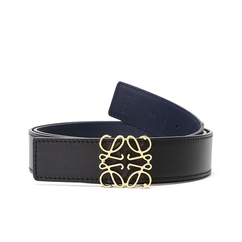 loewe/罗意威 anagram 皮带 腰带 515.01.011 金扣 牛皮革