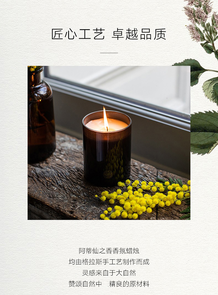 lartisan parfumeur阿蒂仙之香香薰蜡烛全系列250g 「琥珀迷情」