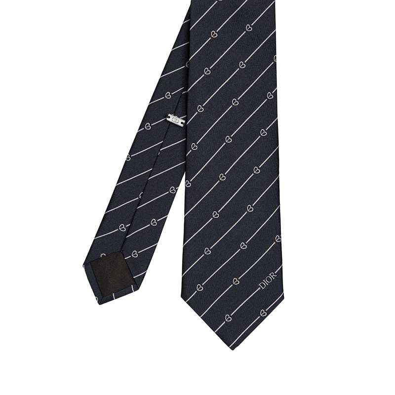 【dior迪奥 领带】【包税】dior/迪奥 22年早春新款 男士海军蓝色桑