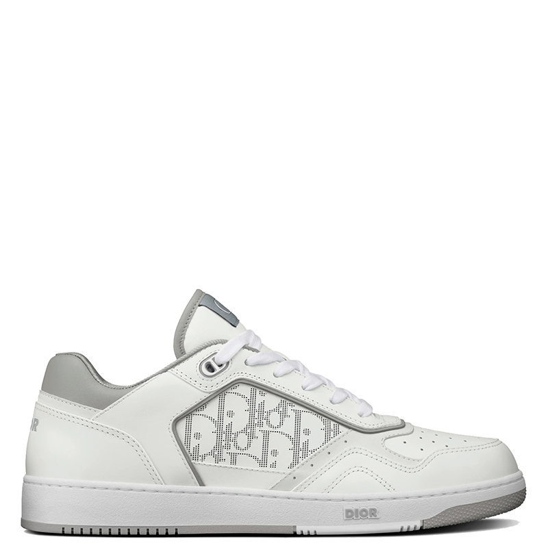 【包税】dior/迪奥 22年早春新款 b27系列 男士白色老花皮革低帮运动